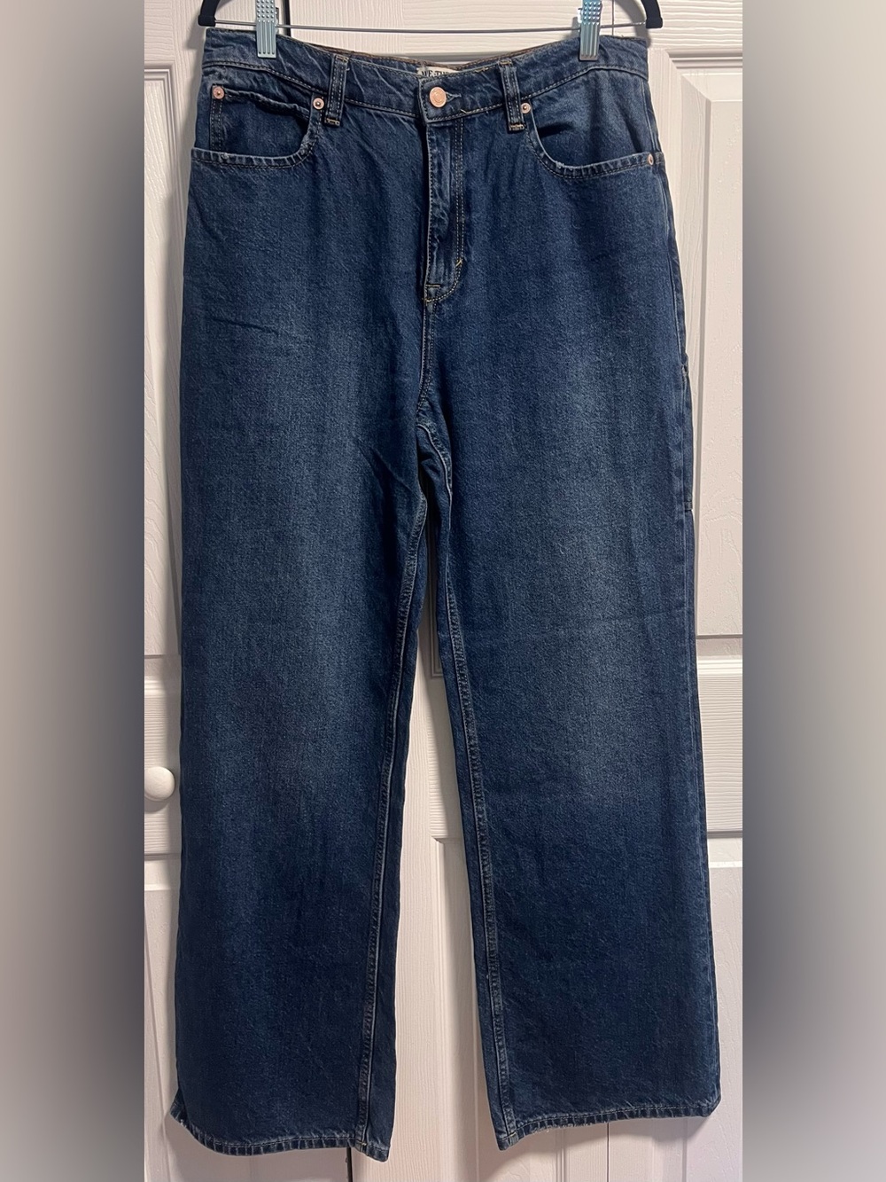 We The Free Libre Wide-Leg Dark Denim Jeans